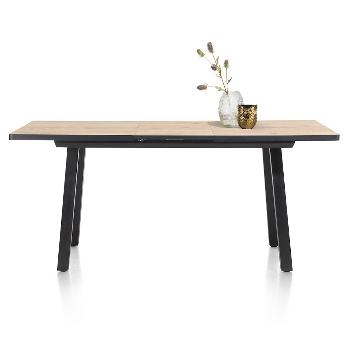 Table de bar extensible 98x160/210cm AVALOX Henders & Hazel chêne natural vintage-pieds simple