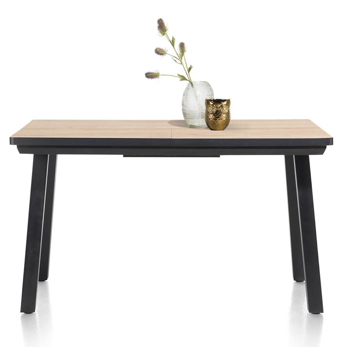 Table de bar extensible 98x160/210cm AVALOX Henders & Hazel chêne natural vintage-pieds simple