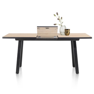Table de bar extensible 98x160/210cm AVALOX Henders & Hazel chêne natural vintage-pieds simple