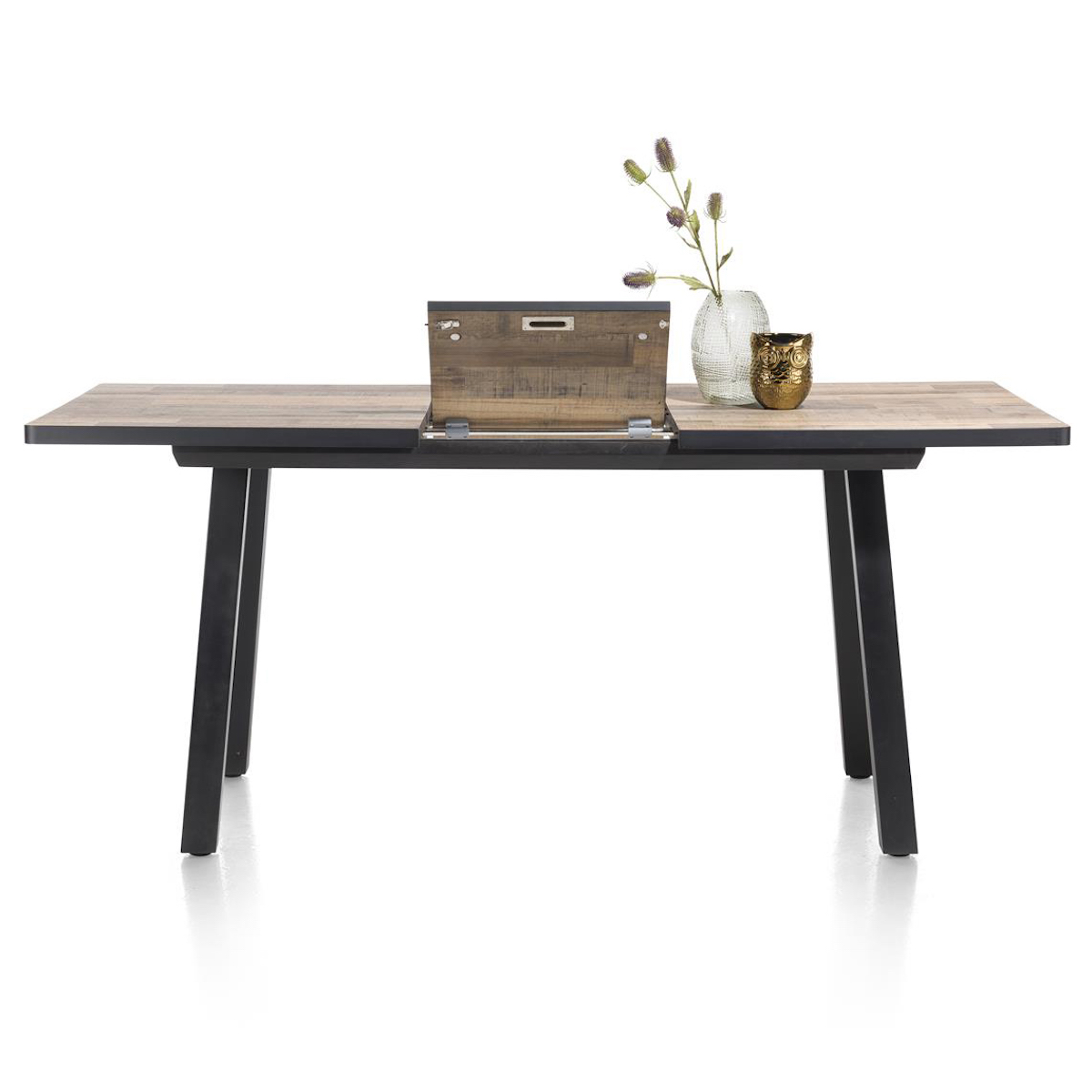 Table de bar extensible 98x190/250cm AVALOX Henders & Hazel driftwood-pieds simple