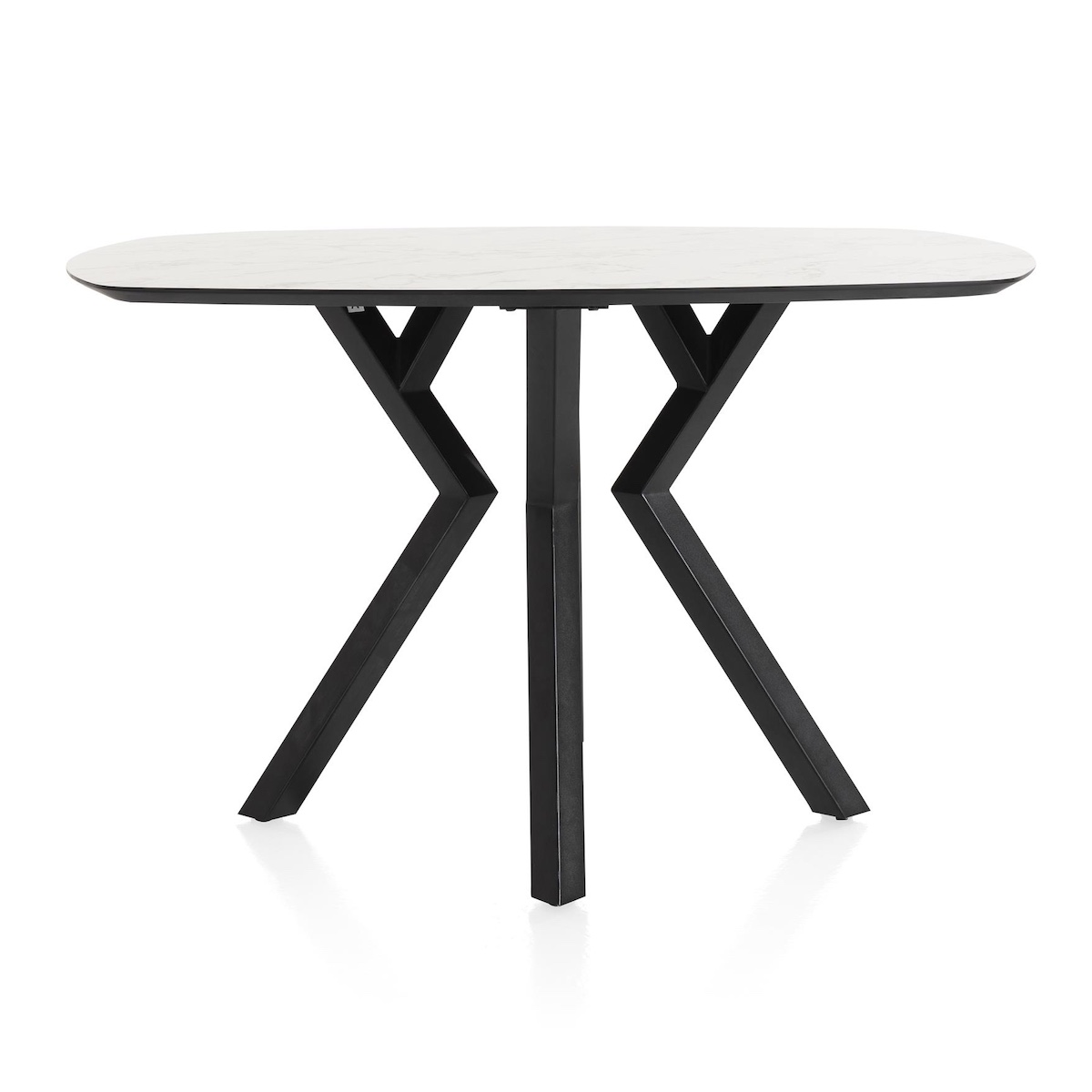 Table de bar MASURA XOOON OVALE 150x105x92 Marbre Blanc