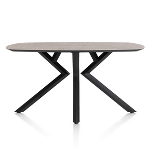 Table de bar MASURA XOOON OVALE 200x105x92 Rouille