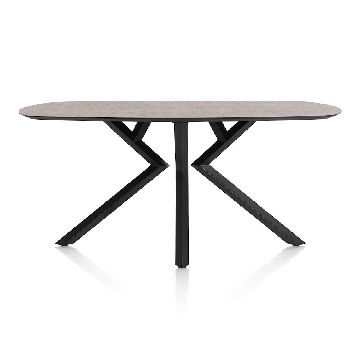 Table de bar MASURA XOOON OVALE 240x110x92 Rouille