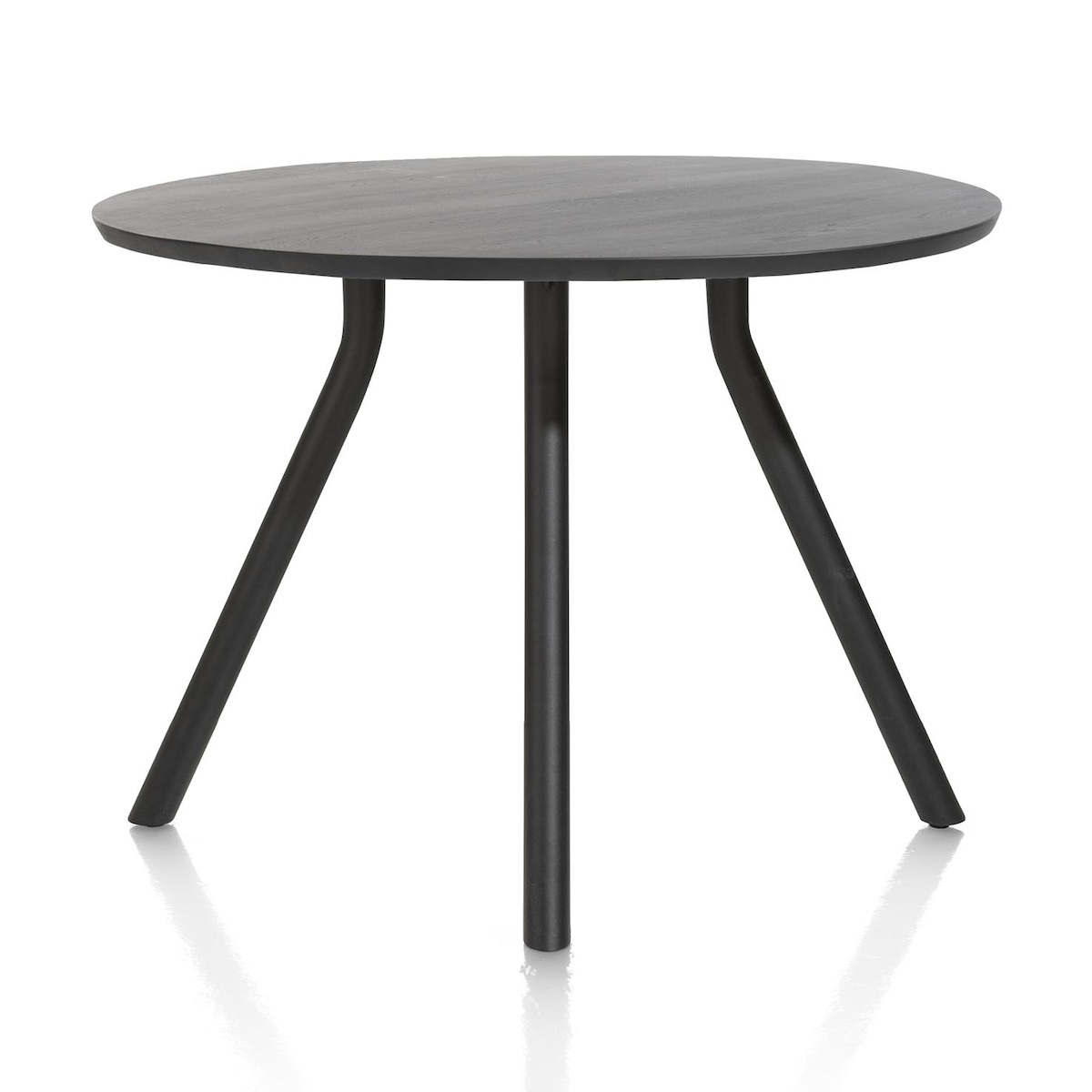 Table de bar ronde 125cm ARVADA Xooon Noir Pied central court