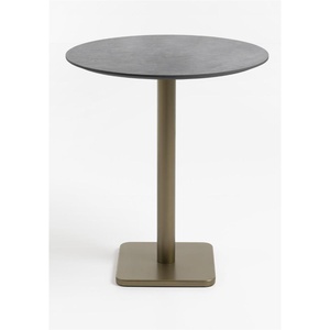 Table de bar ronde 80cm BREST Coco Maison doré/anthracite
