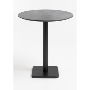 Table de bar ronde 80cm BREST Coco Maison noir/anthracite