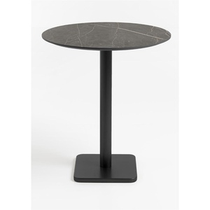Table de bar ronde 80cm BREST Coco Maison noir/onyx