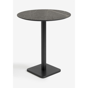Table de bar ronde 80cm BREST Coco Maison noir/onyx