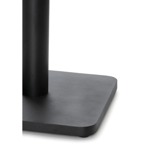 Table de bar ronde 80cm BREST Coco Maison noir/travertine