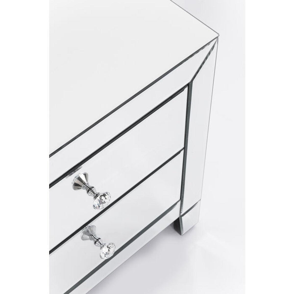 Table de chevet 2 tiroirs LUXURY Kare Design