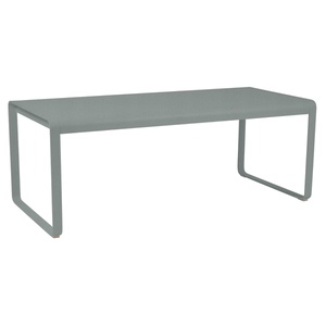 Table de jardin 196x90 BELLEVIE Fermob gris lapilli