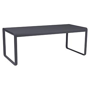 Table de jardin 196x90cm BELLEVIE Fermob carbone