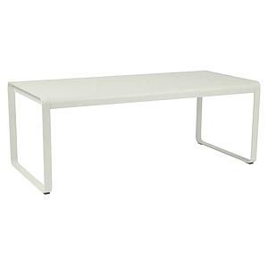 Table de jardin 196x90cm BELLEVIE Fermob gris argile