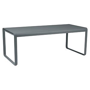Table de jardin 196x90cm BELLEVIE Fermob gris orage