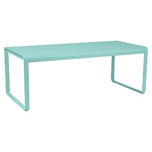 Table de jardin 196x90cm BELLEVIE Fermob lagune