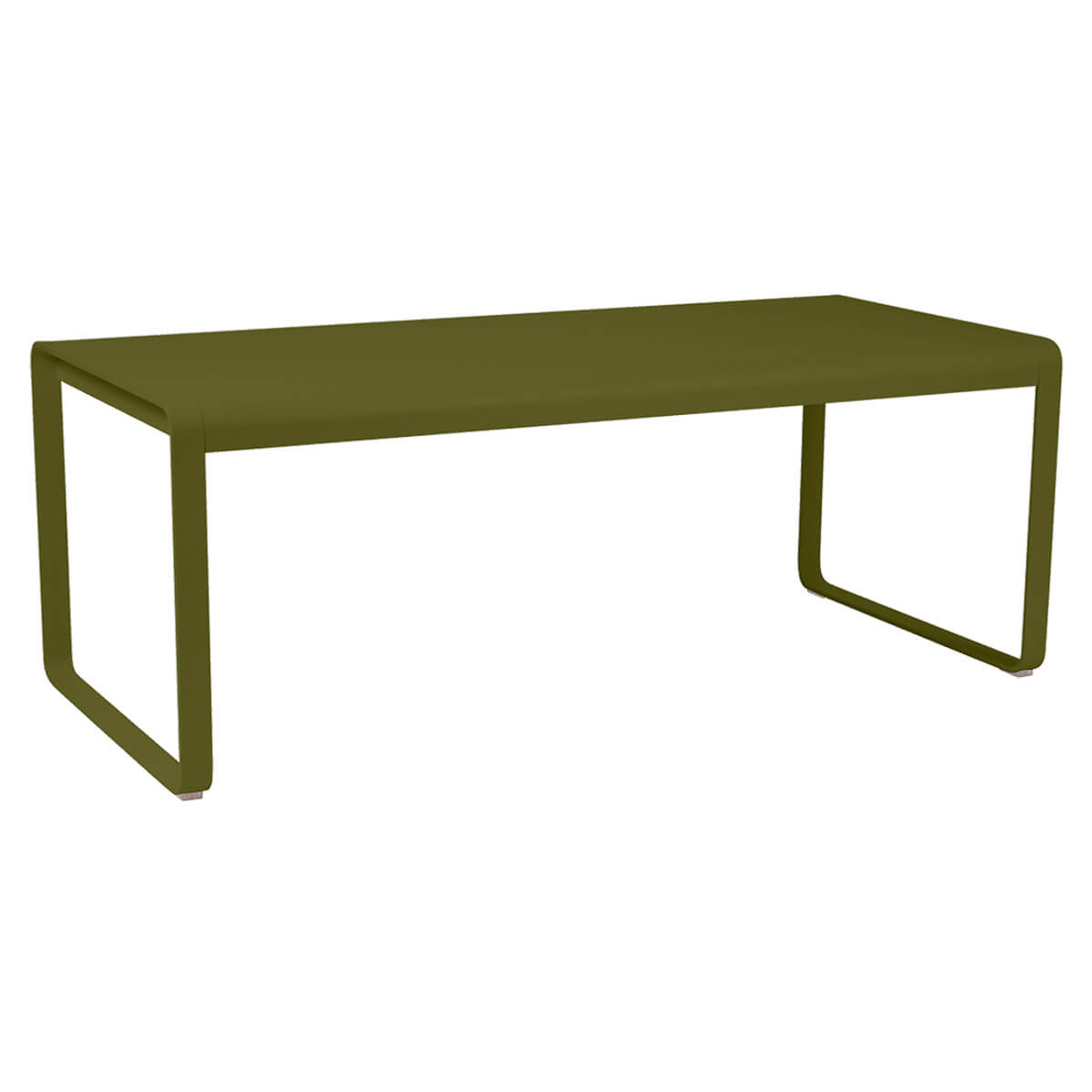 Table de jardin 196x90cm BELLEVIE Fermob vert pesto