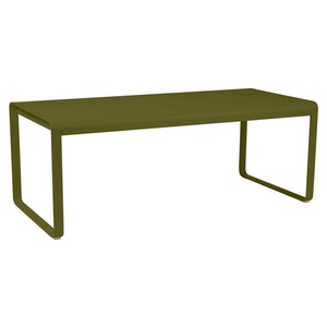 Table de jardin 196x90cm BELLEVIE Fermob vert pesto