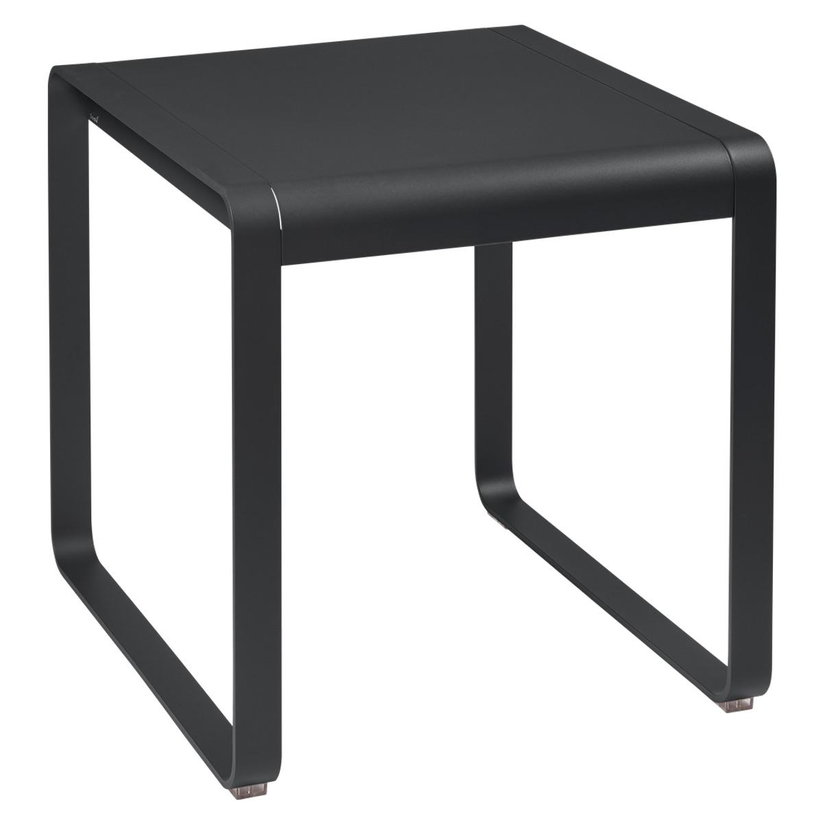 Table de jardin 74x80cm BELLEVIE Fermob carbone