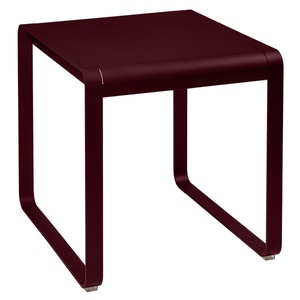 Table de jardin 74x80cm BELLEVIE Fermob cerise noire