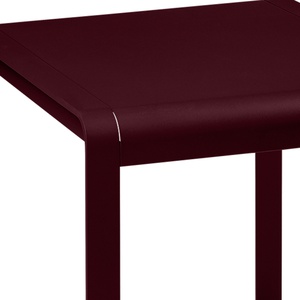 Table de jardin 74x80cm BELLEVIE Fermob cerise noire