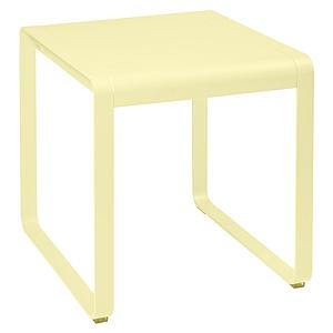 Table de jardin 74x80cm BELLEVIE Fermob citron givré