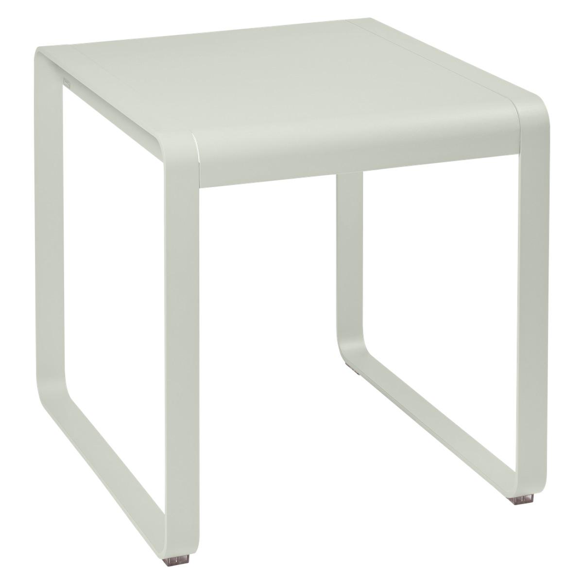 Table de jardin 74x80cm BELLEVIE Fermob gris argile