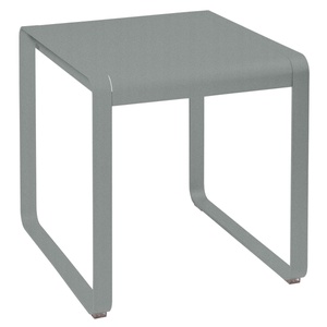 Table de jardin 74x80cm BELLEVIE fermob gris lapilli 