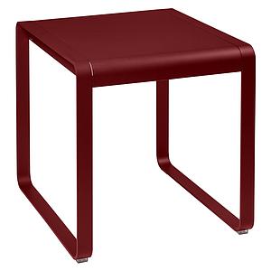 Table de jardin 74x80cm BELLEVIE Fermob piment