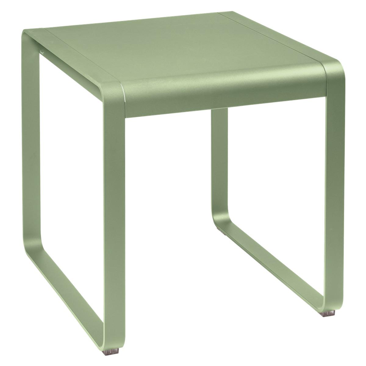 Table de jardin 74x80cm BELLEVIE Fermob tilleul