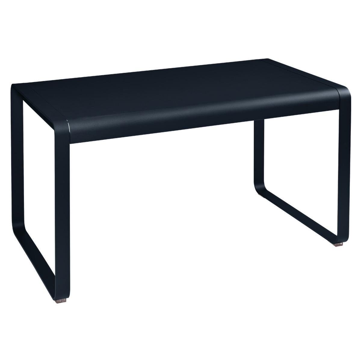 Table de jardin 80x140cm BELLEVIE Fermob Bleu Abysse