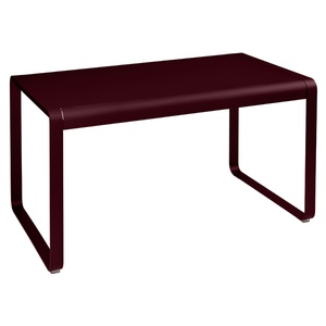 Table de jardin 80x140cm BELLEVIE Fermob cerise noire