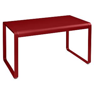 Table de jardin 80x140cm BELLEVIE Fermob coquelicot