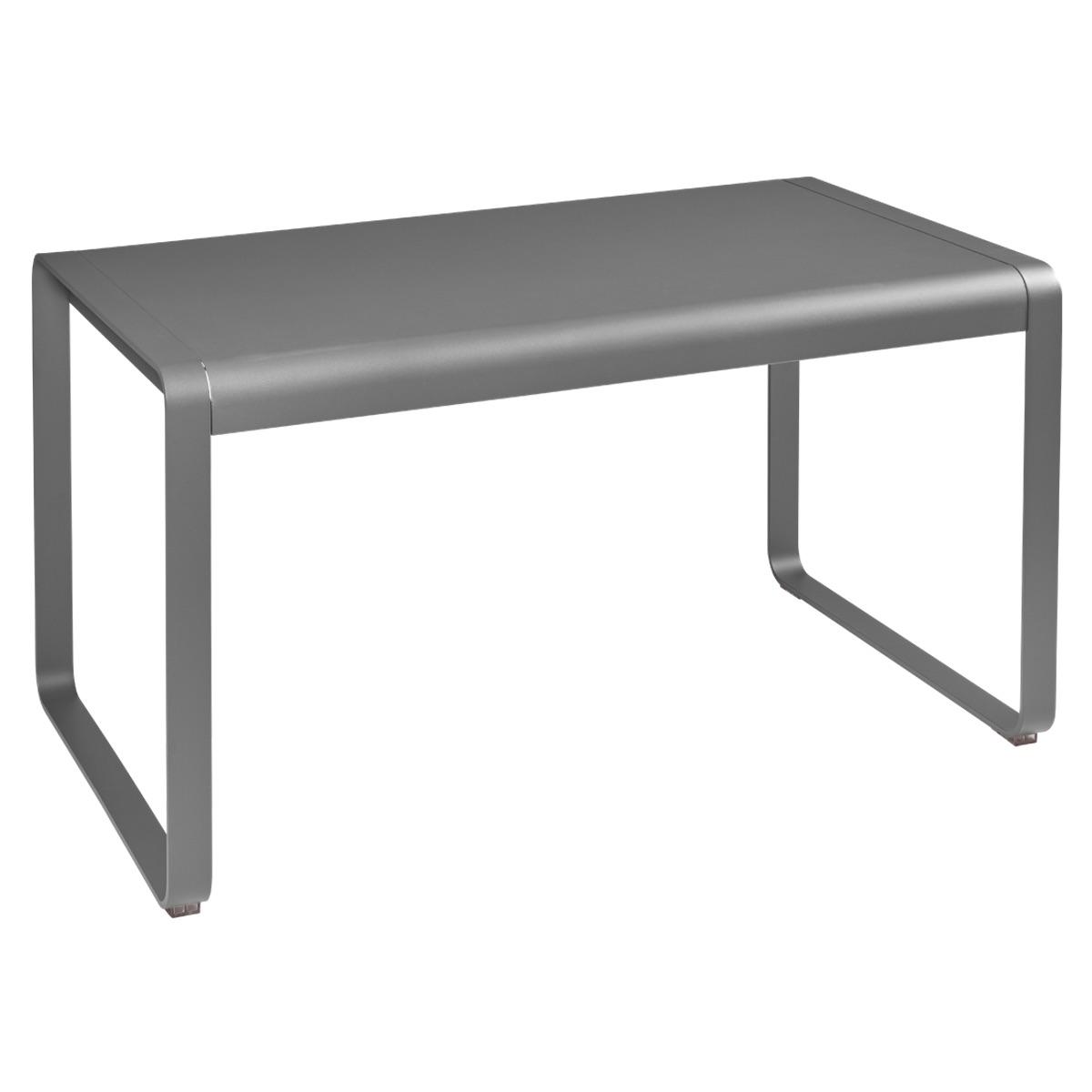 Table de jardin 80x140cm BELLEVIE Fermob gris métal