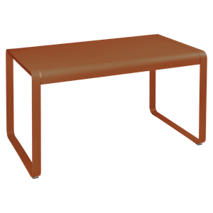Table de jardin 80x140cm BELLEVIE Fermob orange confite