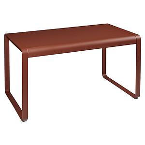 Table de jardin 80x140cm BELLEVIE Fermob rouge ocre