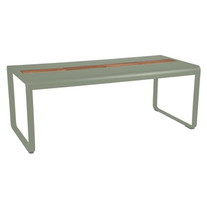 Table de jardin avec rangement 196x90cm BELLEVIE Fermob cactus
