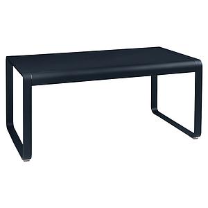 Table de jardin mi-hauteur 80x140cm BELLEVIE Fermob Bleu Abysse