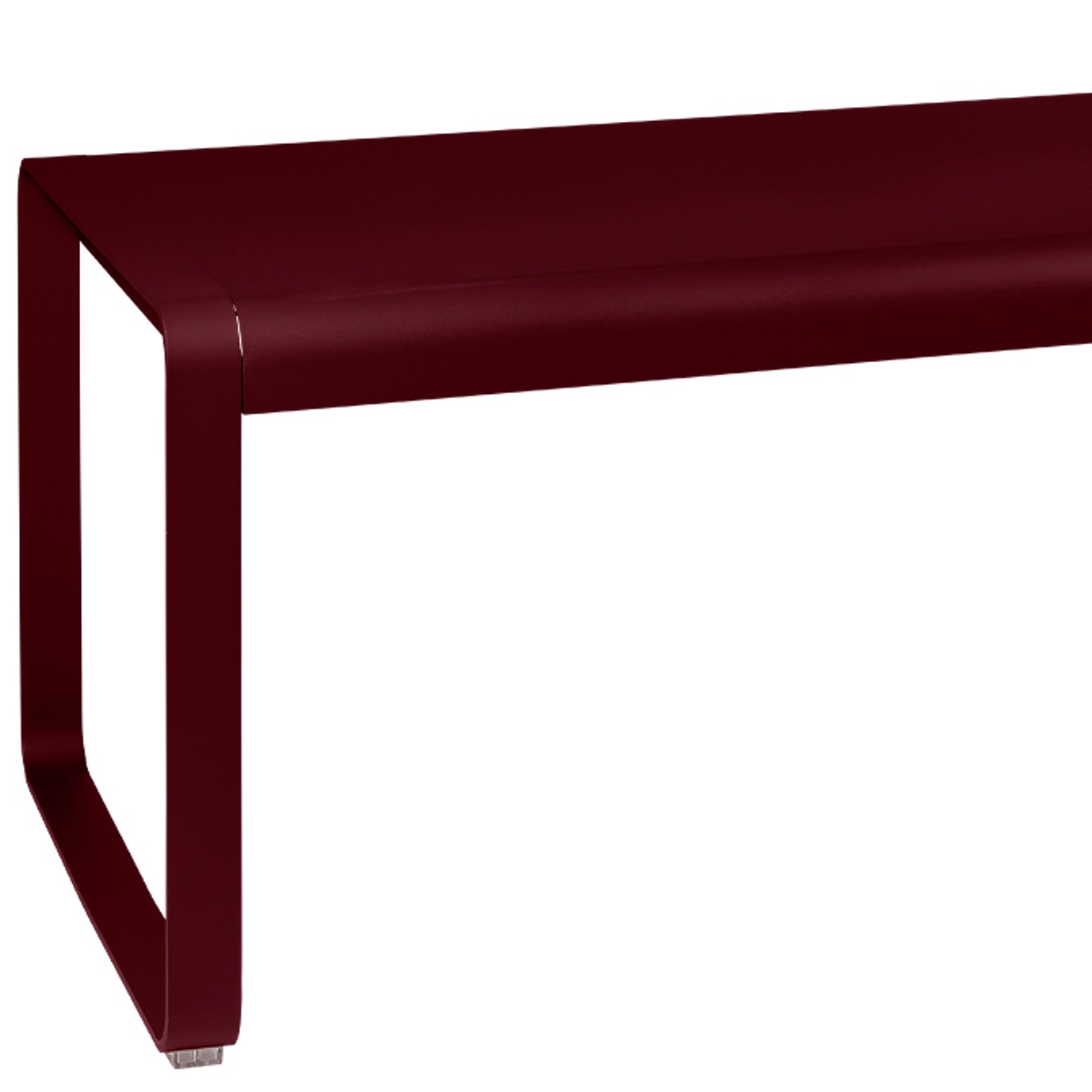 Table de jardin mi-hauteur 80x140cm BELLEVIE Fermob Cerise noire