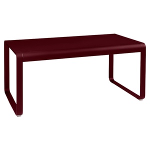 Table de jardin mi-hauteur 80x140cm BELLEVIE Fermob Cerise noire