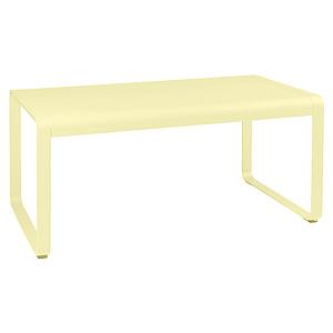 Table de jardin mi-hauteur 80x140cm BELLEVIE Fermob citron givré
