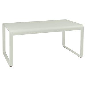 Table de jardin mi-hauteur 80x140cm BELLEVIE Fermob gris argile