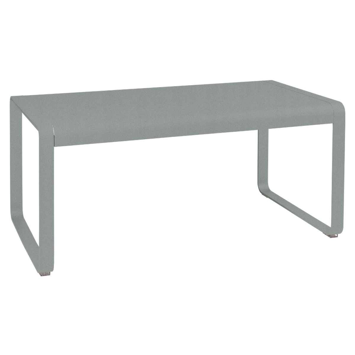 Table de jardin mi-hauteur 80x140cm BELLEVIE Fermob gris lapilli