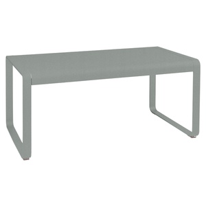 Table de jardin mi-hauteur 80x140cm BELLEVIE Fermob gris lapilli