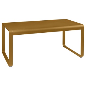 Table de jardin mi-hauteur 80x140cm BELLEVIE Fermob pain d'épices