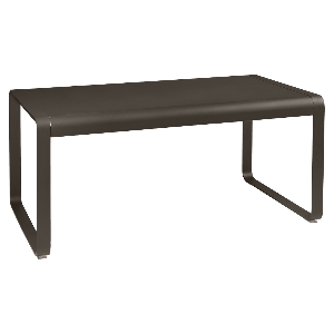 Table de jardin mi-hauteur 80x140cm BELLEVIE Fermob tonka 