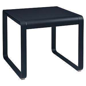 Table de jardin mi-hauteur 80x74cm BELLEVIE Fermob Bleu Abysse