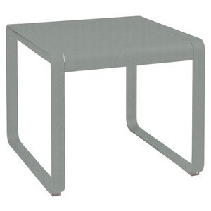 Table de jardin mi-hauteur 80x74cm BELLEVIE Fermob gris lapilli