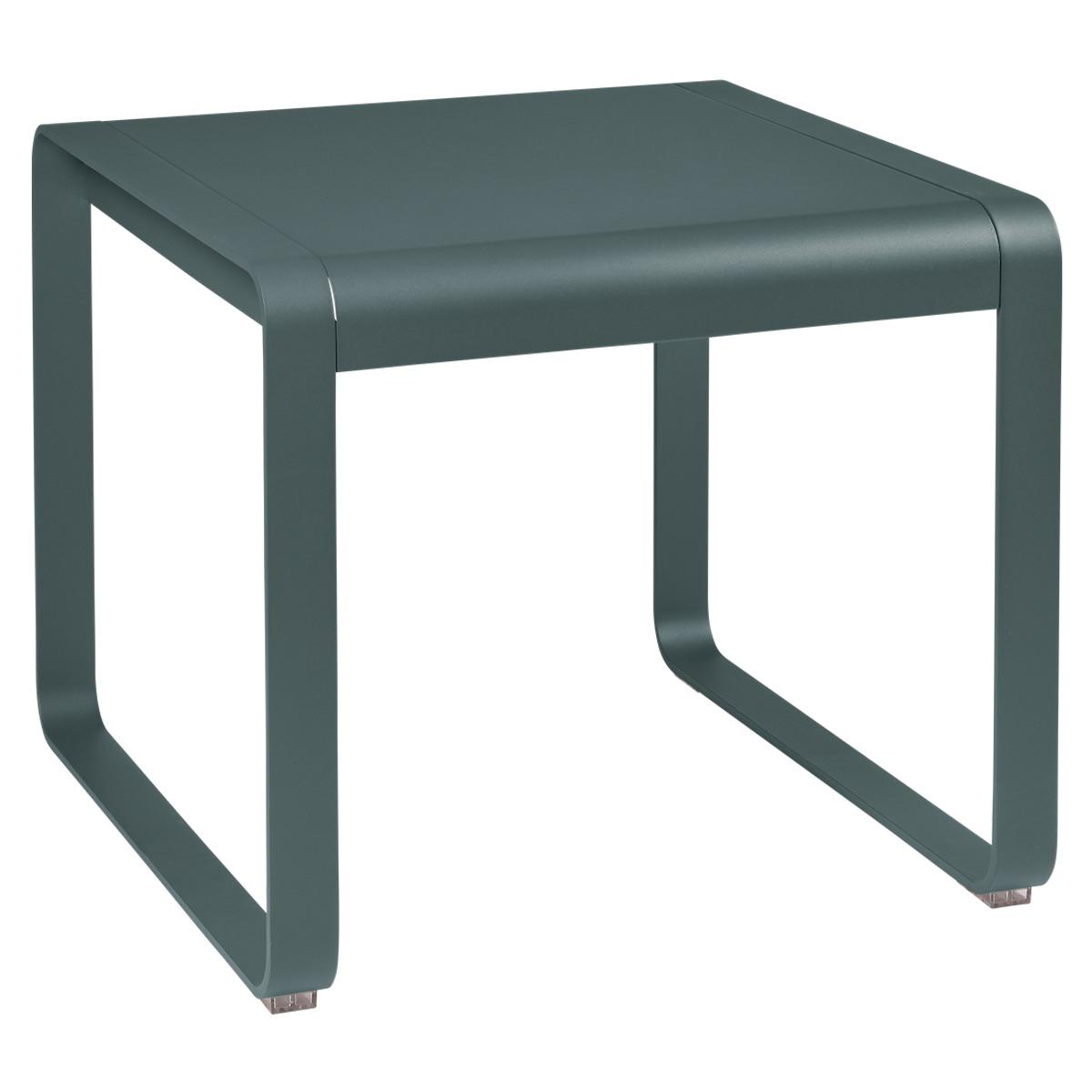 Table de jardin mi-hauteur 80x74cm BELLEVIE Fermob gris orage