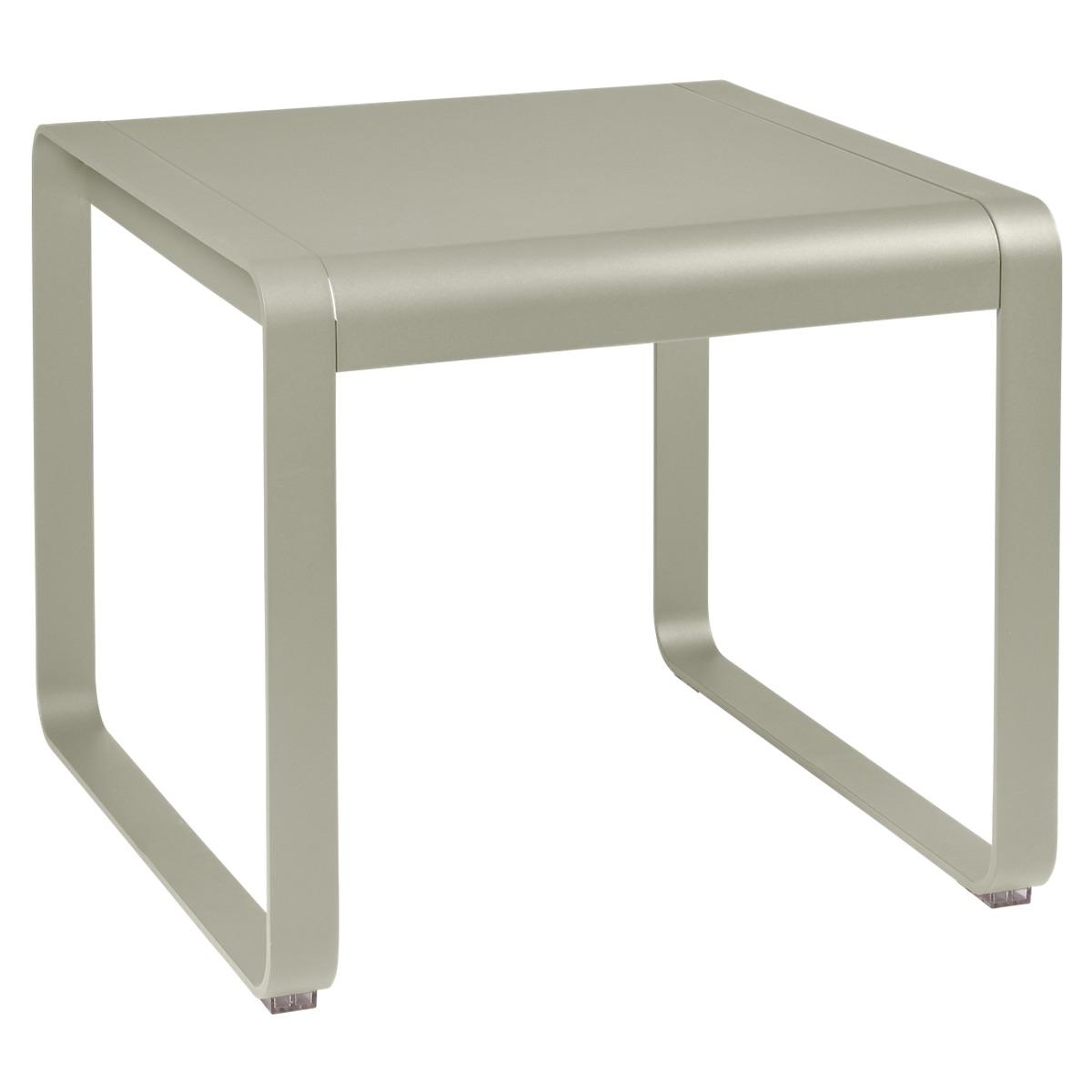 Table de jardin mi-hauteur 80x74cm BELLEVIE Fermob muscade