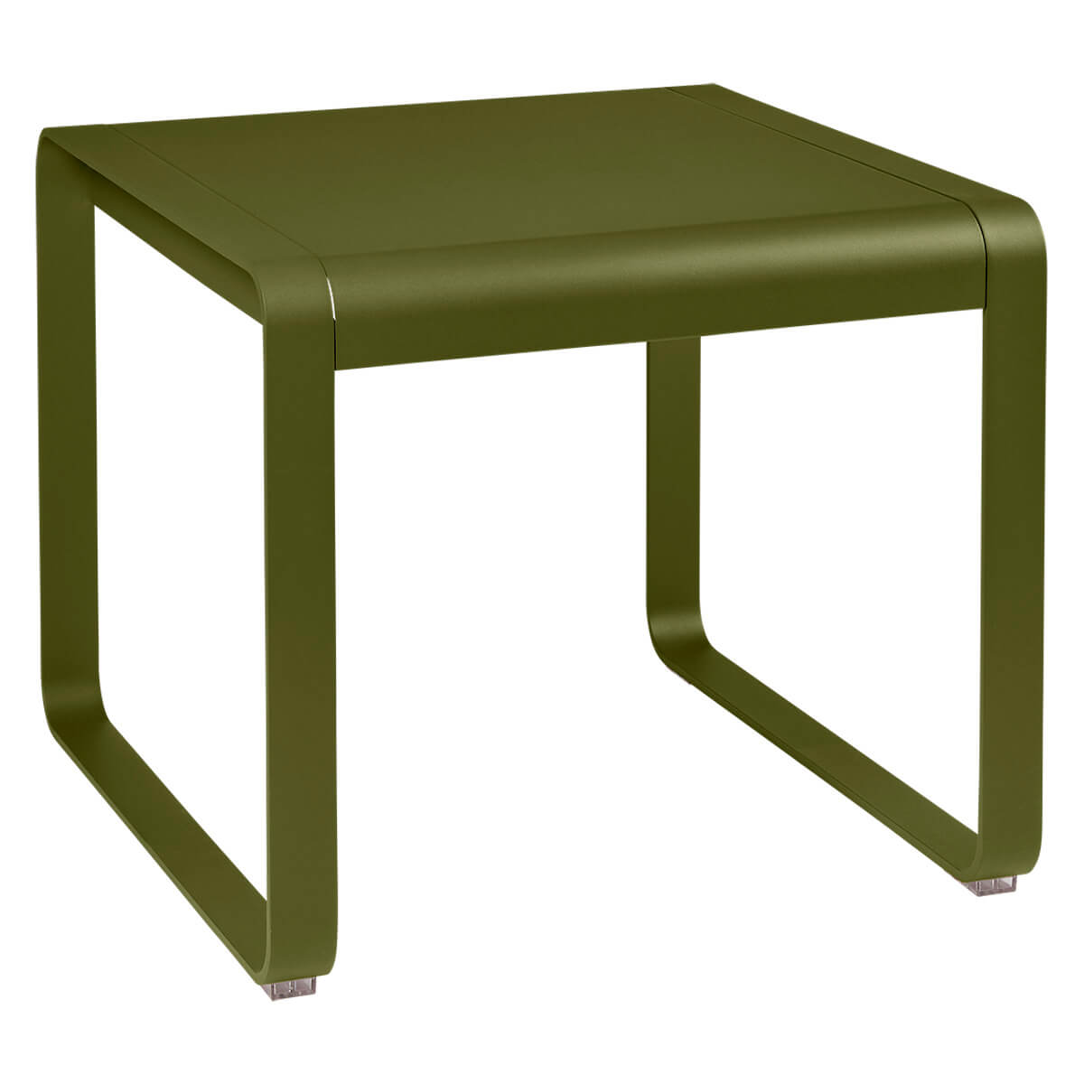 Table de jardin mi-hauteur 80x74cm BELLEVIE Fermob vert pesto